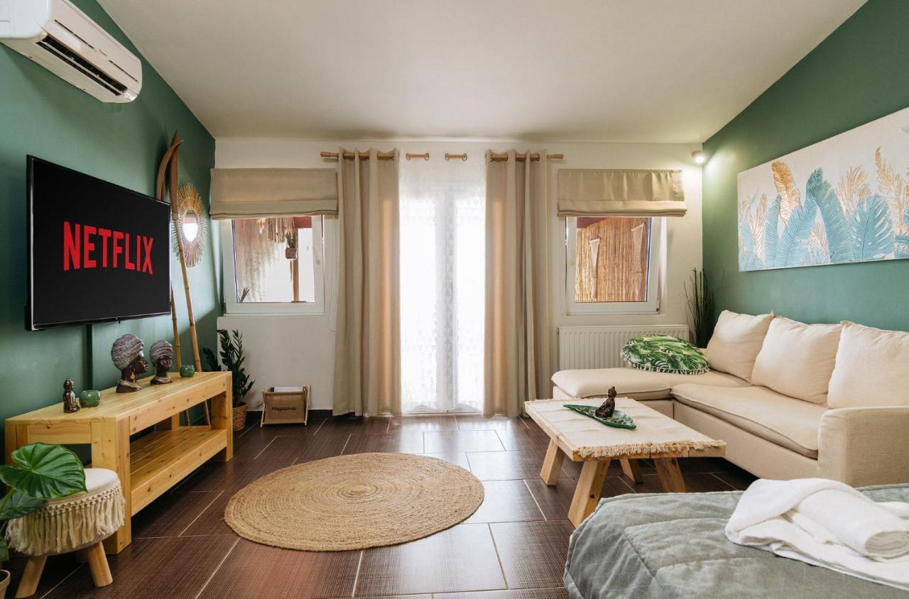 Boho Sea View Studio Plánosz Kültér fotó