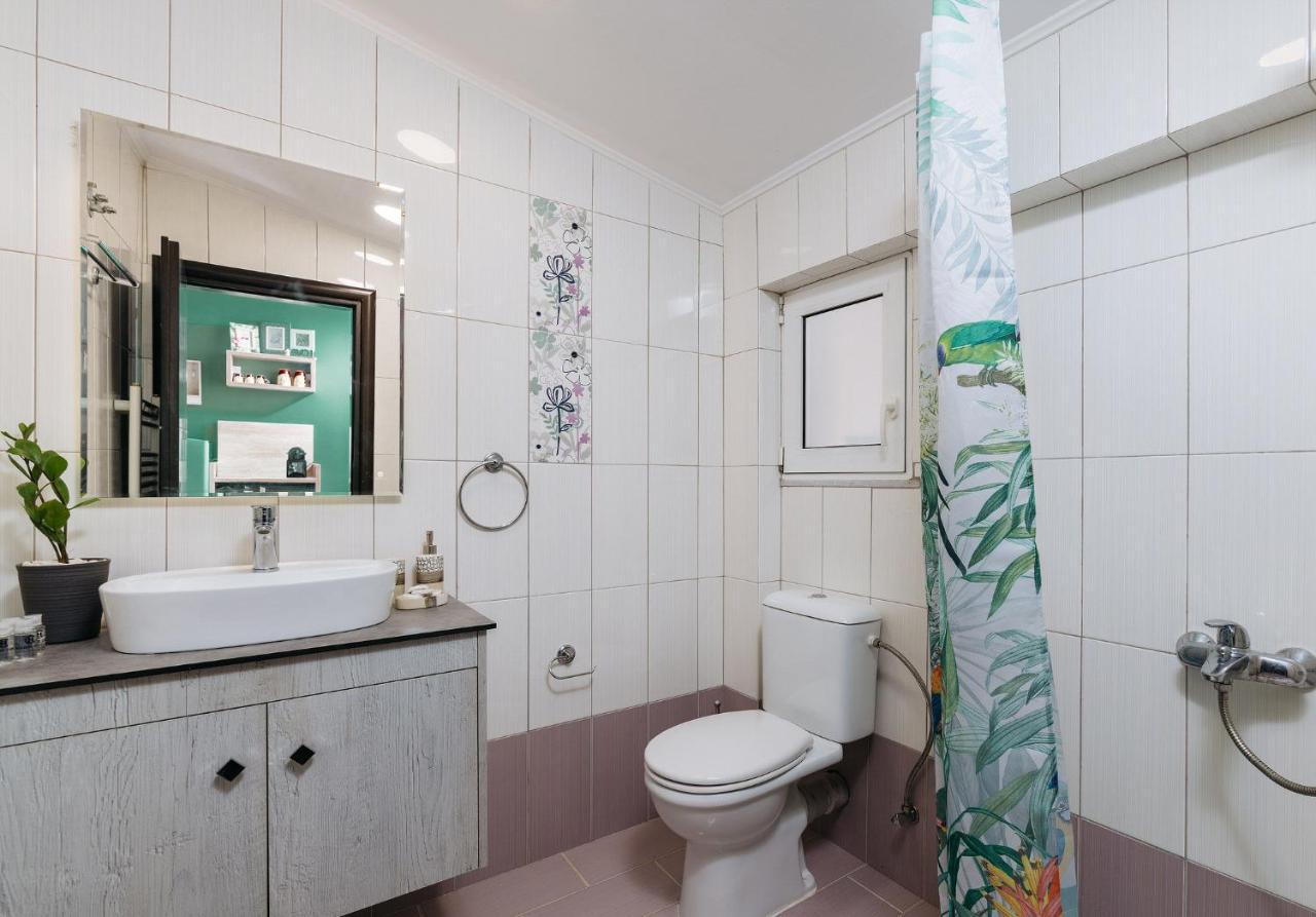 Boho Sea View Studio Plánosz Kültér fotó