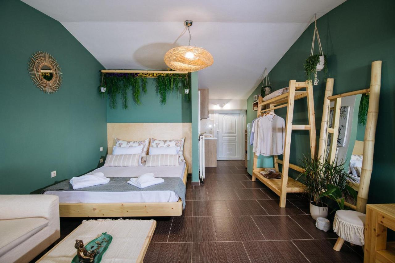 Boho Sea View Studio Plánosz Kültér fotó