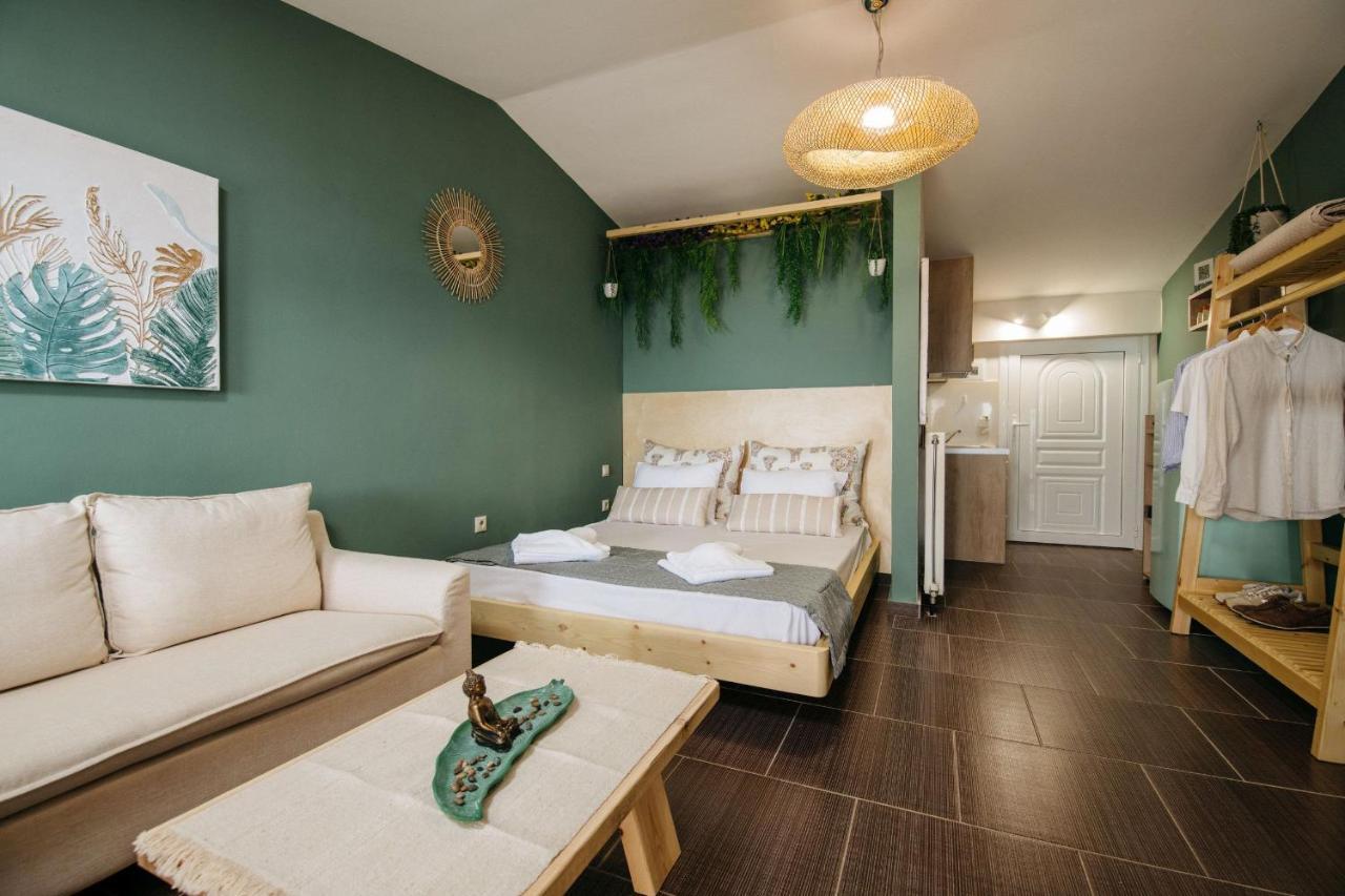 Boho Sea View Studio Plánosz Kültér fotó